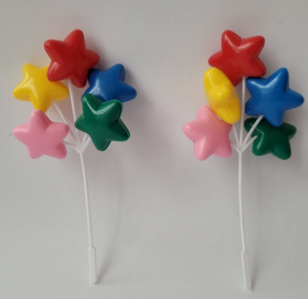 Set decor tort plastic Unicorn 3 buc [6]