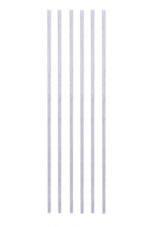 Articole pentru petrecere - Set lumanari tort 16.5cm argintii 16buc