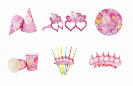 Set petrecere Party bebelus fata, roz, 36 bucati [1]
