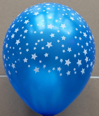 Suport 31 baloane decor It's a boy albastru si argintiu [3]