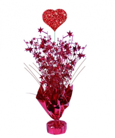 Valentine's Day & Dragobete - Accesorii - Suport masa inima rosie 36 cm