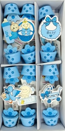 Suport poze bebe albastru 10 cm [1]
