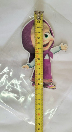 Topper / decor tort lemn Masha 14 x 10 cm [3]