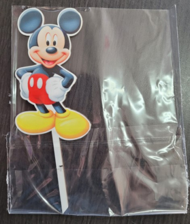 Decor tort lemn Mickey Mouse 13 x 7 cm [4]