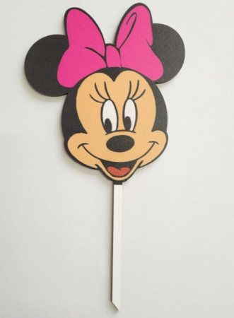 Decor tort lemn Minnie Mouse 10 x 11 cm [1]