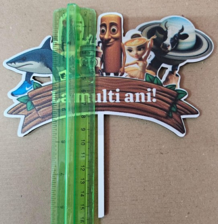 Topper lemn Brainrot 15 x 7 cm [3]