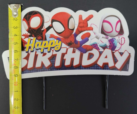 Topper tort carton Spidey 17 x 9 cm [5]