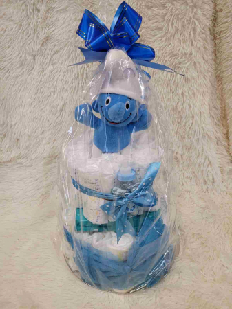 Botez baiat - Accesorii pentru decoratiuni - Tort pampers