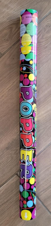 Botez fata - Accesorii pentru decoratiuni - Tun confetti multicolor 60 cm