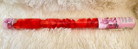 Accesorii pentru petrecere - Tun confetti petale trandafiri rosii