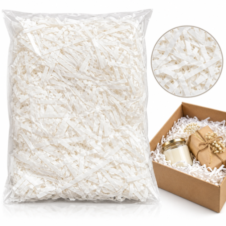 Accesorii pentru baloane - Umplutura hartie cadouri alba 30 g