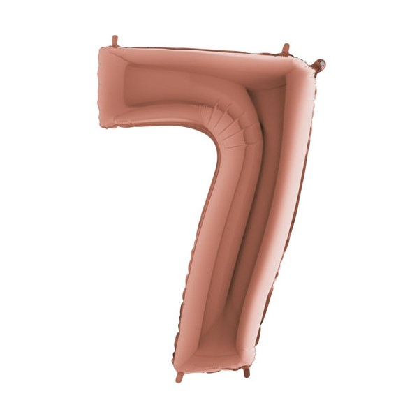 Balon folie cifra 7 rose gold 40 cm Cifra 7