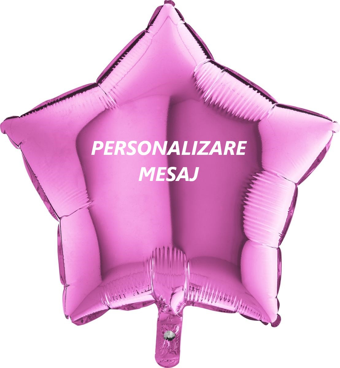 Baloane folie stele personalizate 45cm Roz deschis