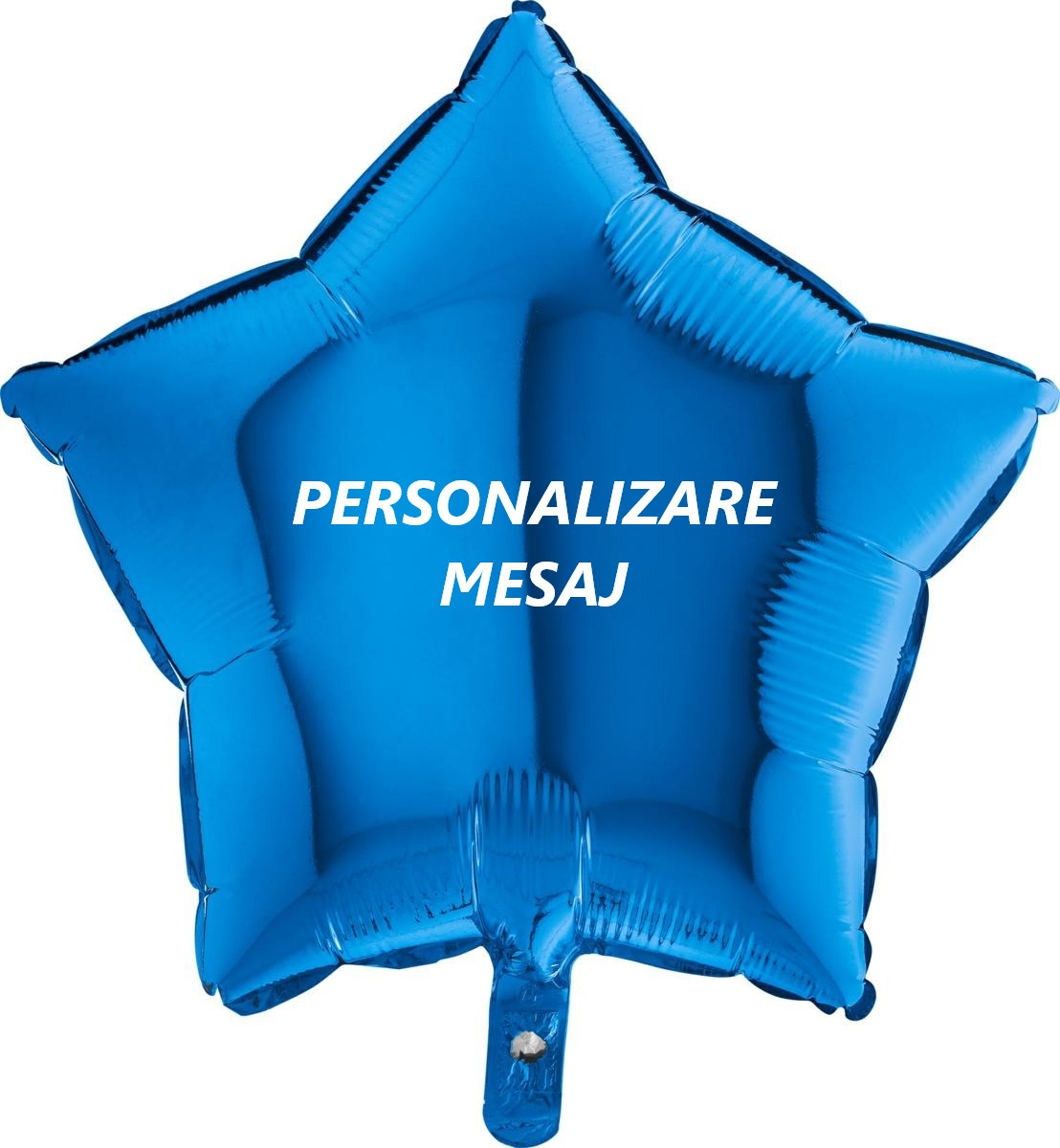 Baloane folie stele personalizate 45cm Albastru