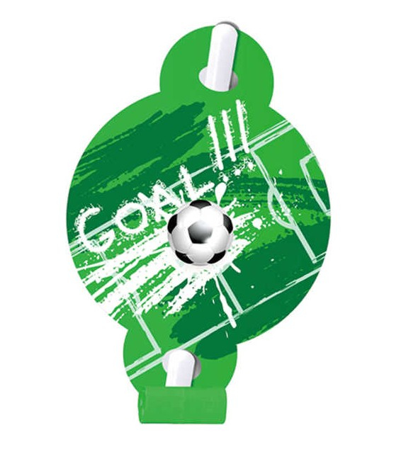 Set 8 suflatori colorate cu fotbal