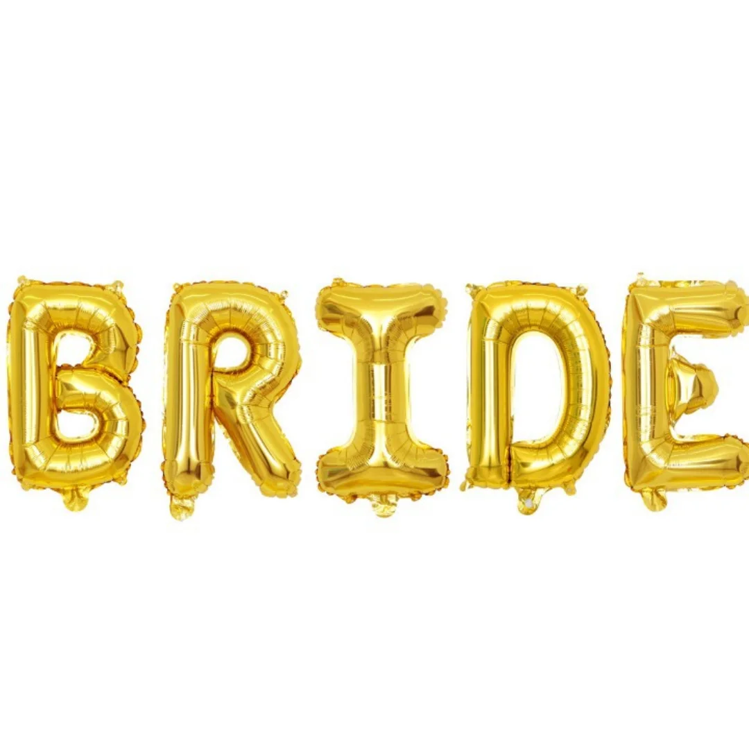 Set baloane Bride auriu 60 cm