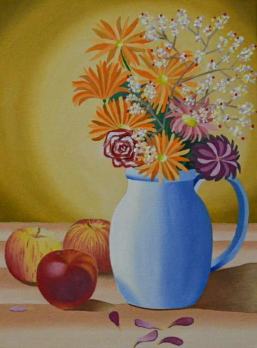 Vase with flowers [1]