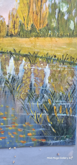 LAKE AUTUMN - TOAMNA PE LAC -  TABLOURI OFERTA VERII!! -50%! ORIGINAL WORK [3]