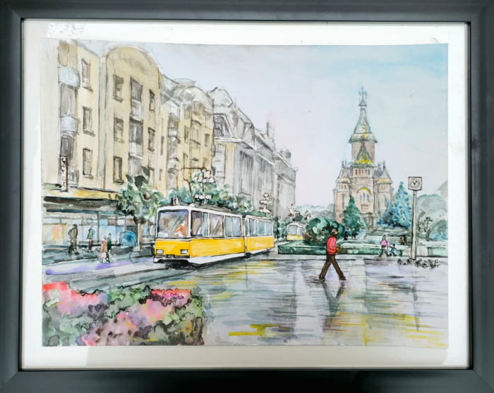 Timisoara anii 70 aqarela - REPLICA [5]