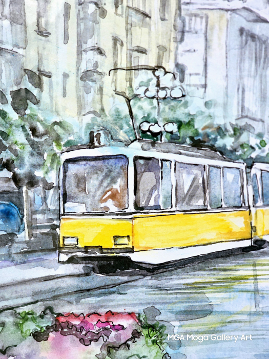 Timisoara anii 70 aqarela - REPLICA [2]