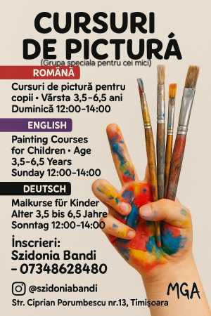 Atelier workshop - New!! Acum si Grupe pentru cei mici, 3-6 ani!