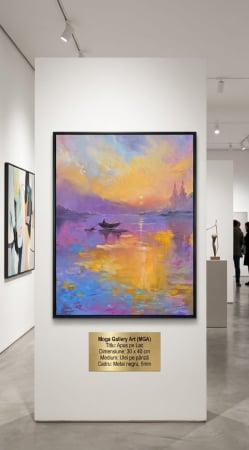 Portrete și caricaturi - LAKE SUNSET! TABLOURI OFERTA VERII!! -50%!