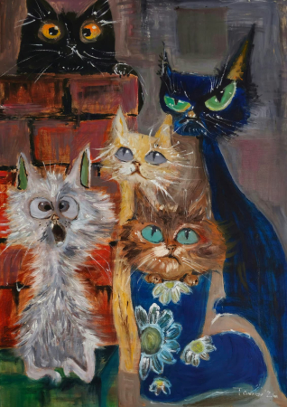 Portrete - Crazy cats