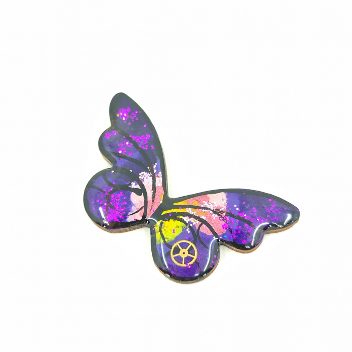Brosa LEMN Butterfly Indigo [2]