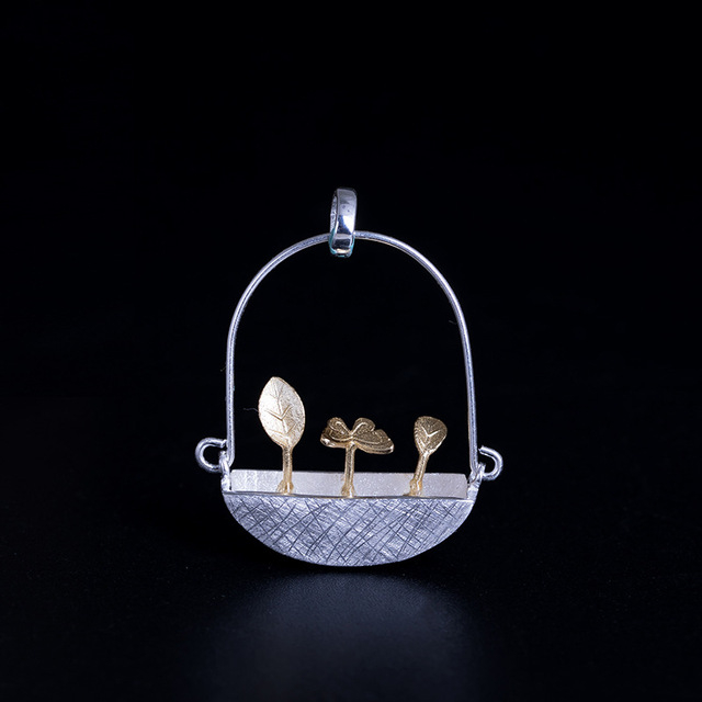 Colier 'Goldy's Basket' Argint 925 [4]