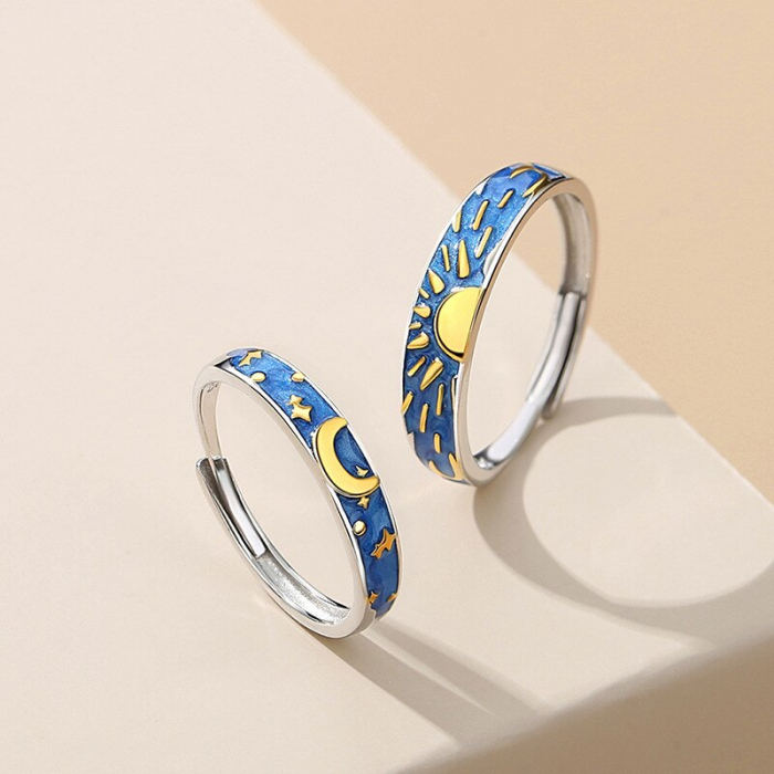 Inel Argint 925 - Moon & Blue Sky [4]