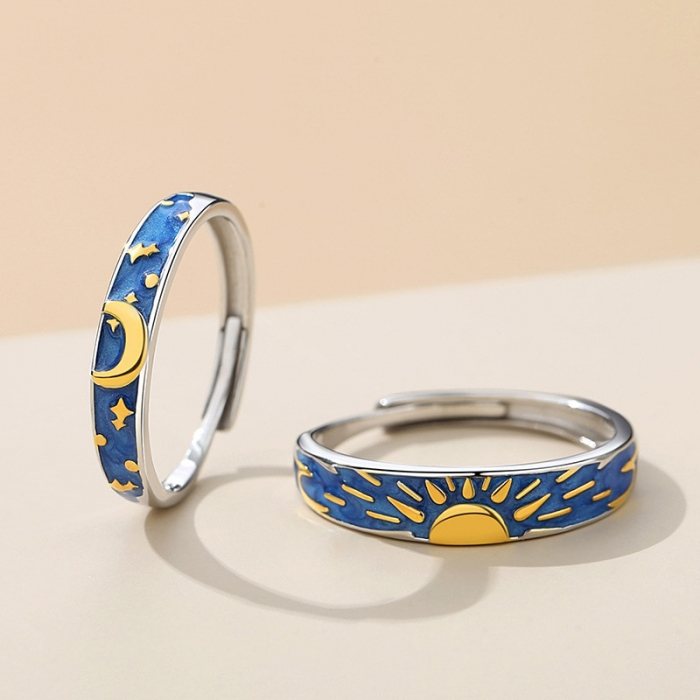 Inel Argint 925 - Moon & Blue Sky [3]