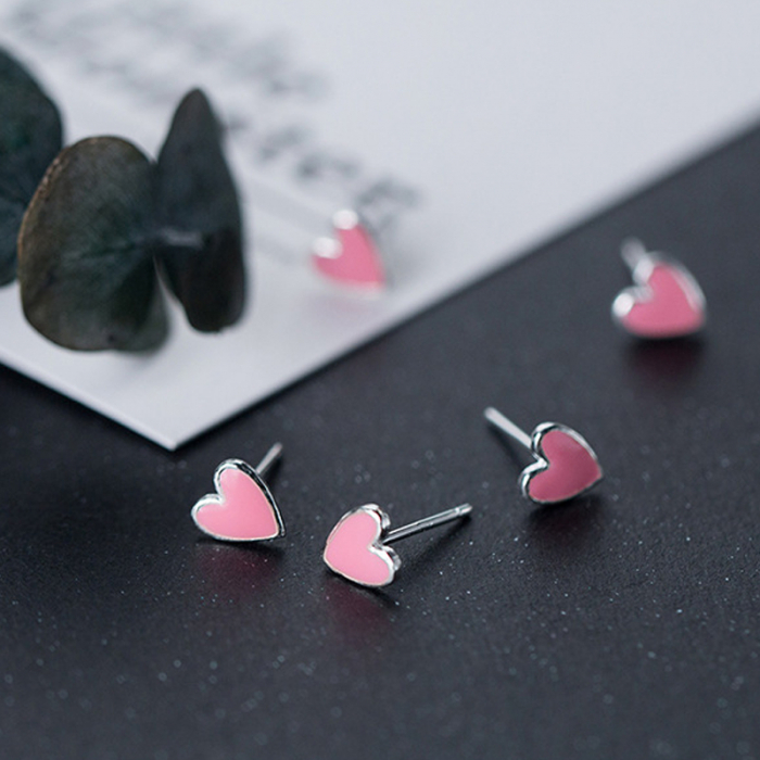Set Cercei PINKY HEART - Argint 925 [2]