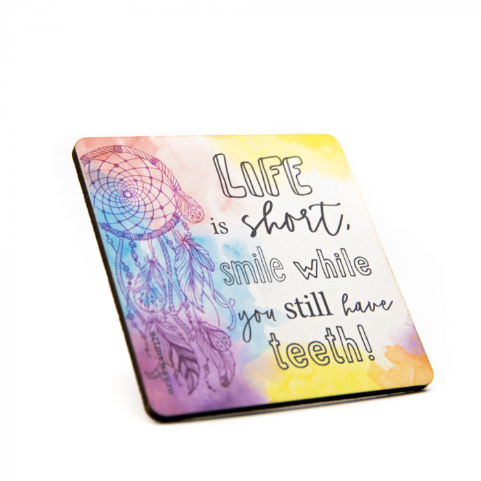 Suport pahar LIFE IS SHORT [2]