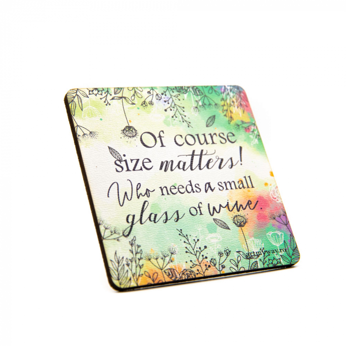 Suport pahar SIZE MATTERS [2]