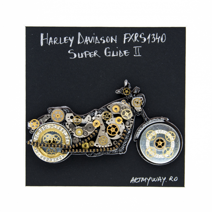Tablou Harley Davidson Super Glide II - Colectia Born to Ride [3]