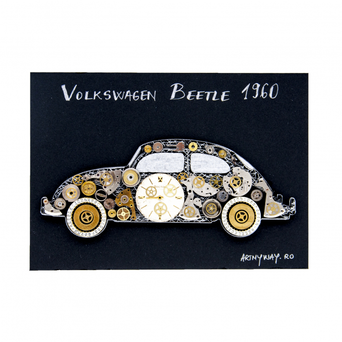 Tablou Volkswagen Beetle 1960  Colectia ART my Cars [3]