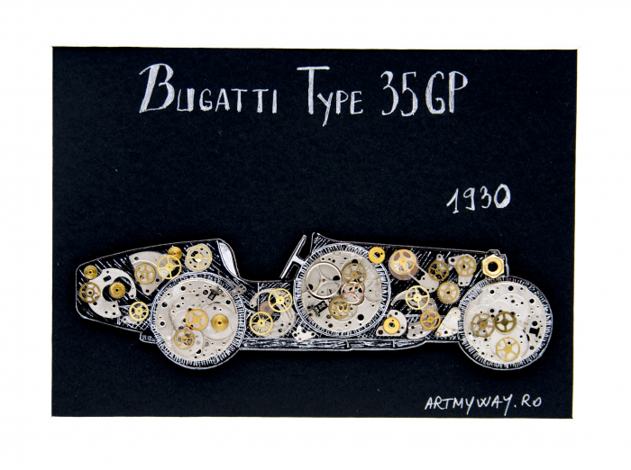 Tablou Bugatti 35 GP 1930 - Colectia ART my Cars [3]