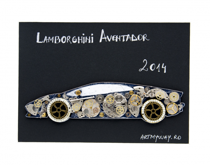 Tablou Lamborghini Aventador 2014  Colectia ART my Cars [2]