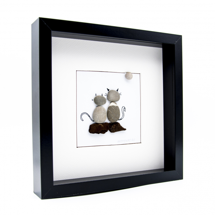 Tablou ZEN Cats - Colectia Pebble Art [2]