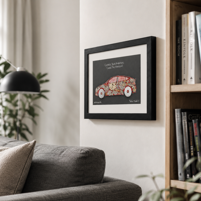 Tablou Tesla Model Y Charge Your Ambition Chase The Horizon [4]