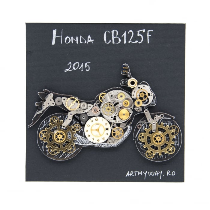 Tablou Honda CB125F 2015 - Colectia Born to Ride [2]