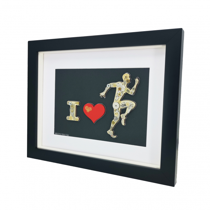 Tablou ' I LOVE RUNNING ' - Colectia BornToRide [2]