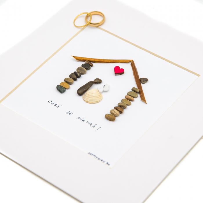 Tablou ' Marry me ' - Colectia Pebble Art [2]