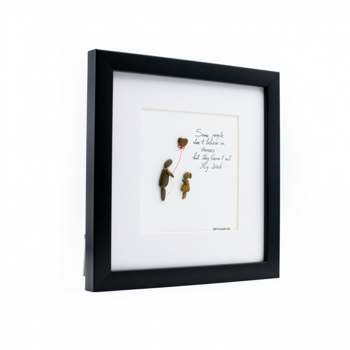 Tablou My Dad, My Hero - Colectia Pebble Art [2]