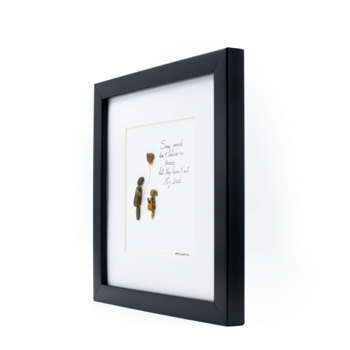 Tablou My Dad, My Hero - Colectia Pebble Art [3]