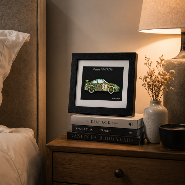 Tablou Porsche 911 GT3 RS40 handmade piese metalice ART my Cars ArtMyWay [5]
