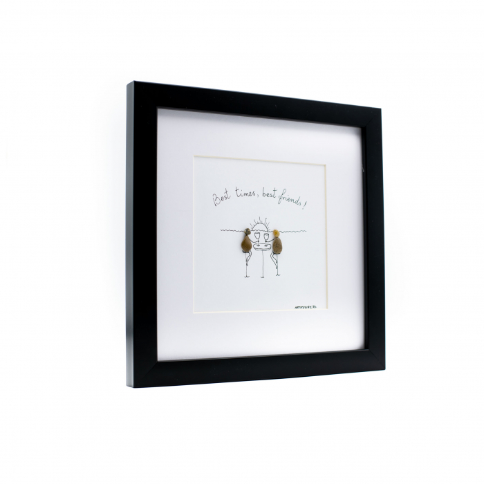 Tablou Best Friends  - Colectia Pebble Art [2]