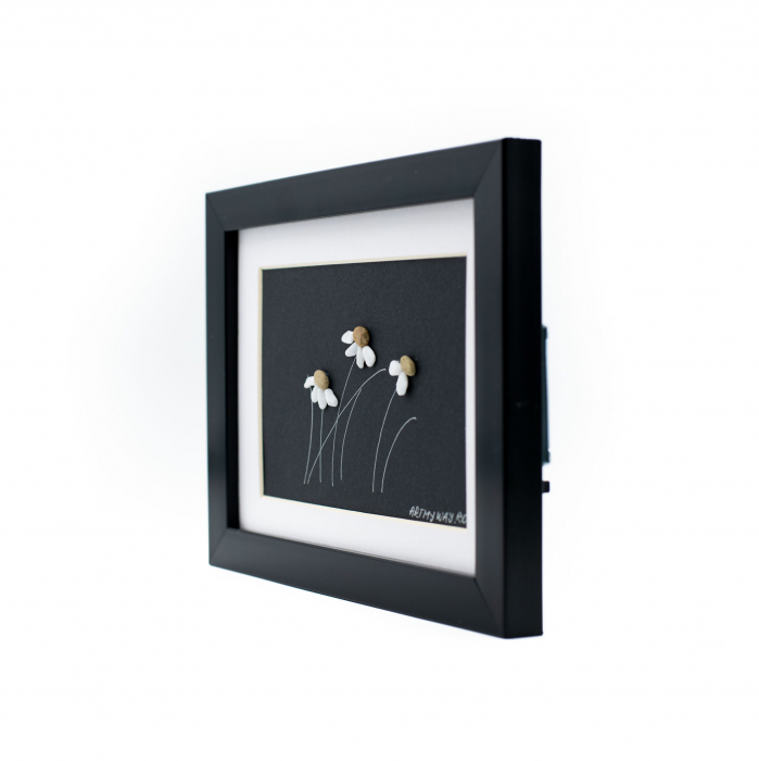 Tablou Windy Days - Negru - Colectia Pebble Art [3]