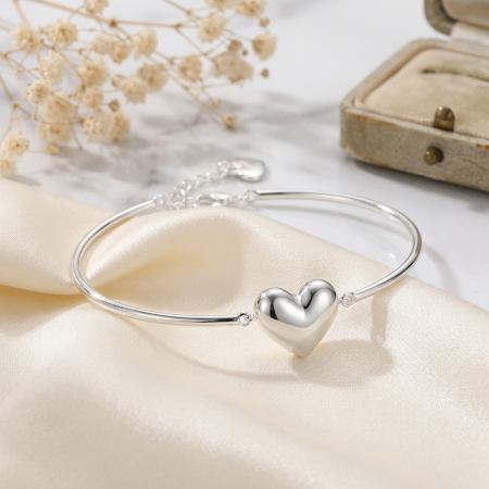 Bratara True Love Argint 925 Manual Inimiara 9mm Ajustabila Romantic Bijuterie Femei Romania ArtMyWay [5]