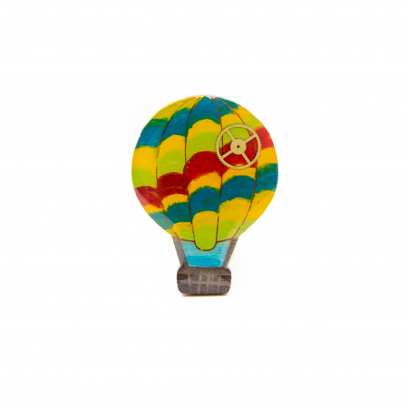 Broșe - Brosa LEMN Balon Multicolor